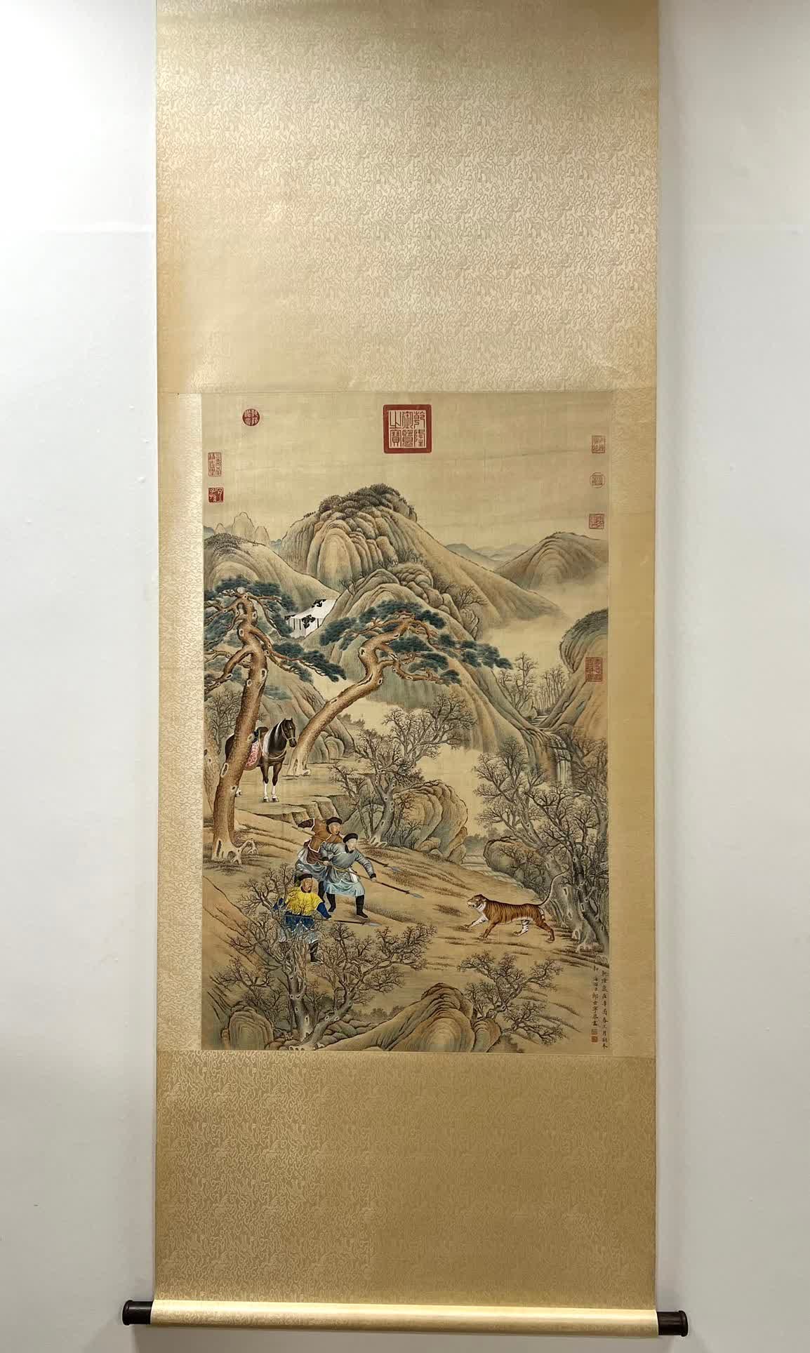 A picture of Lang Shining's stabbing tiger (1 of 16)