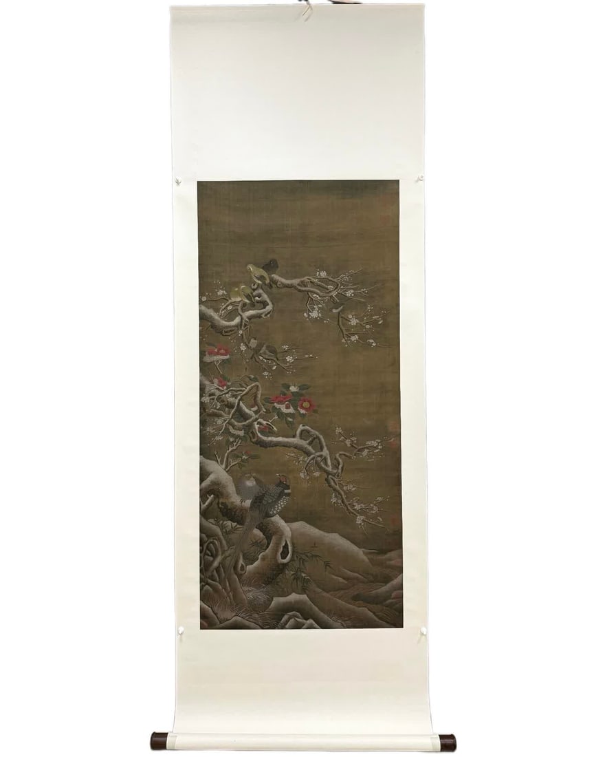 A picture of Li Di's silk flowers and birds (1 of 11)