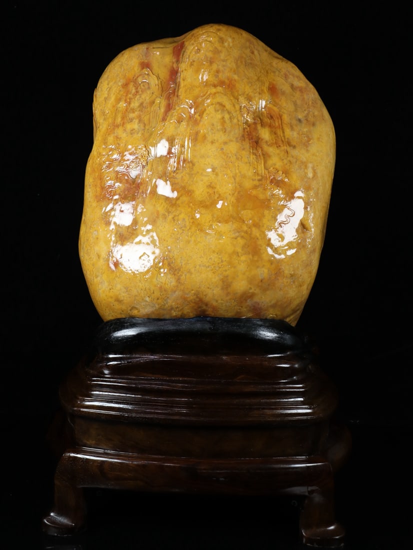 An Exquisite Tianhuang Stone Landscape and Figure Pattern Ornament - 7