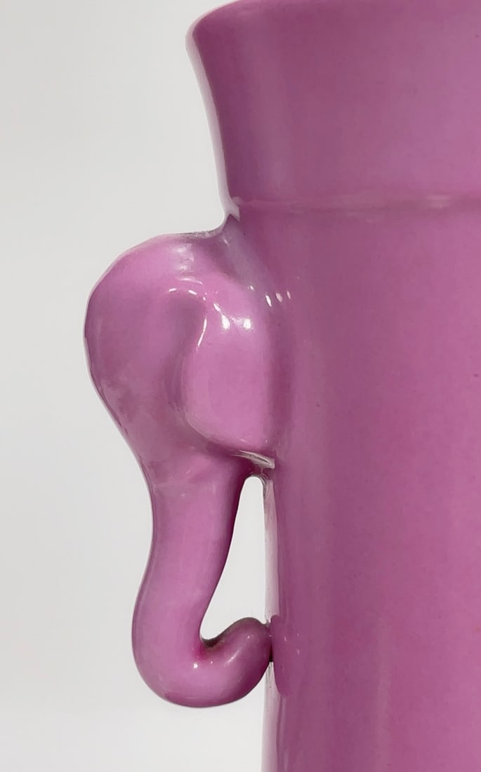 An Exquisite Ruby Red-Glazed Double-Ears Vase - 6