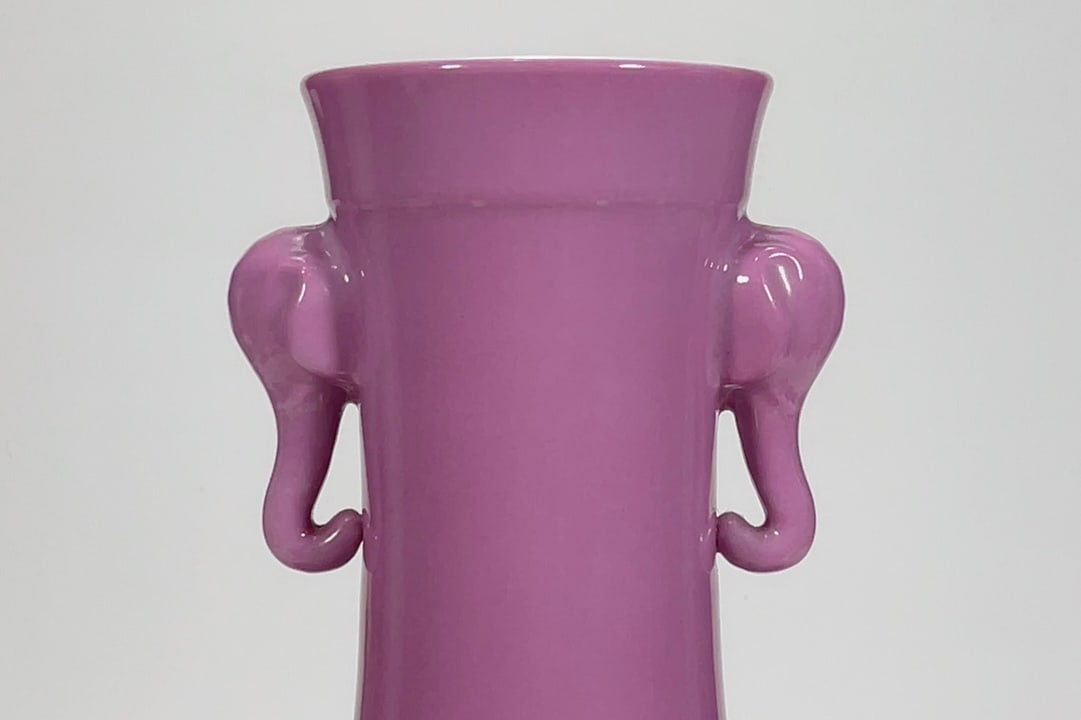 An Exquisite Ruby Red-Glazed Double-Ears Vase - 8