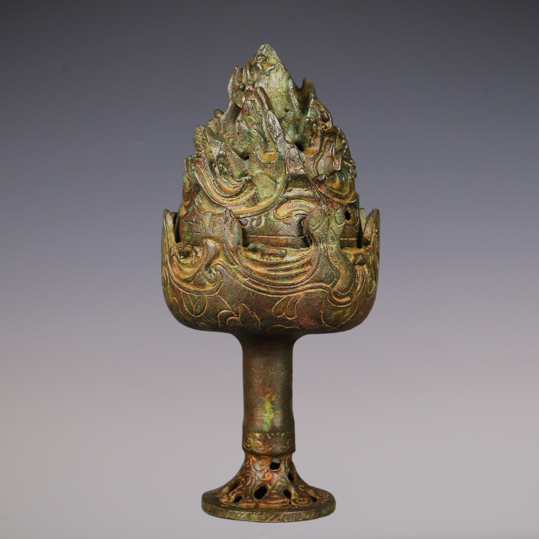 An Exquisite Bronze With Inscription Censer (1 of 10)