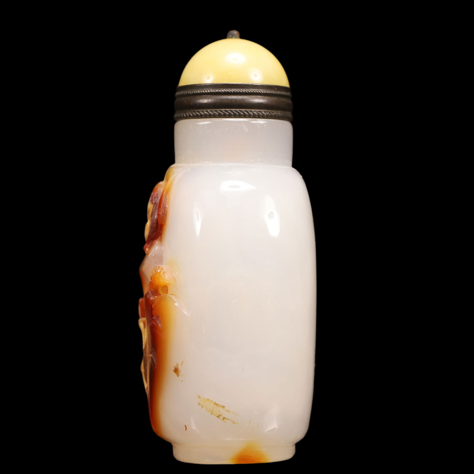 An Exquisite Agate Flower Pattern Snuff Bottle - 6