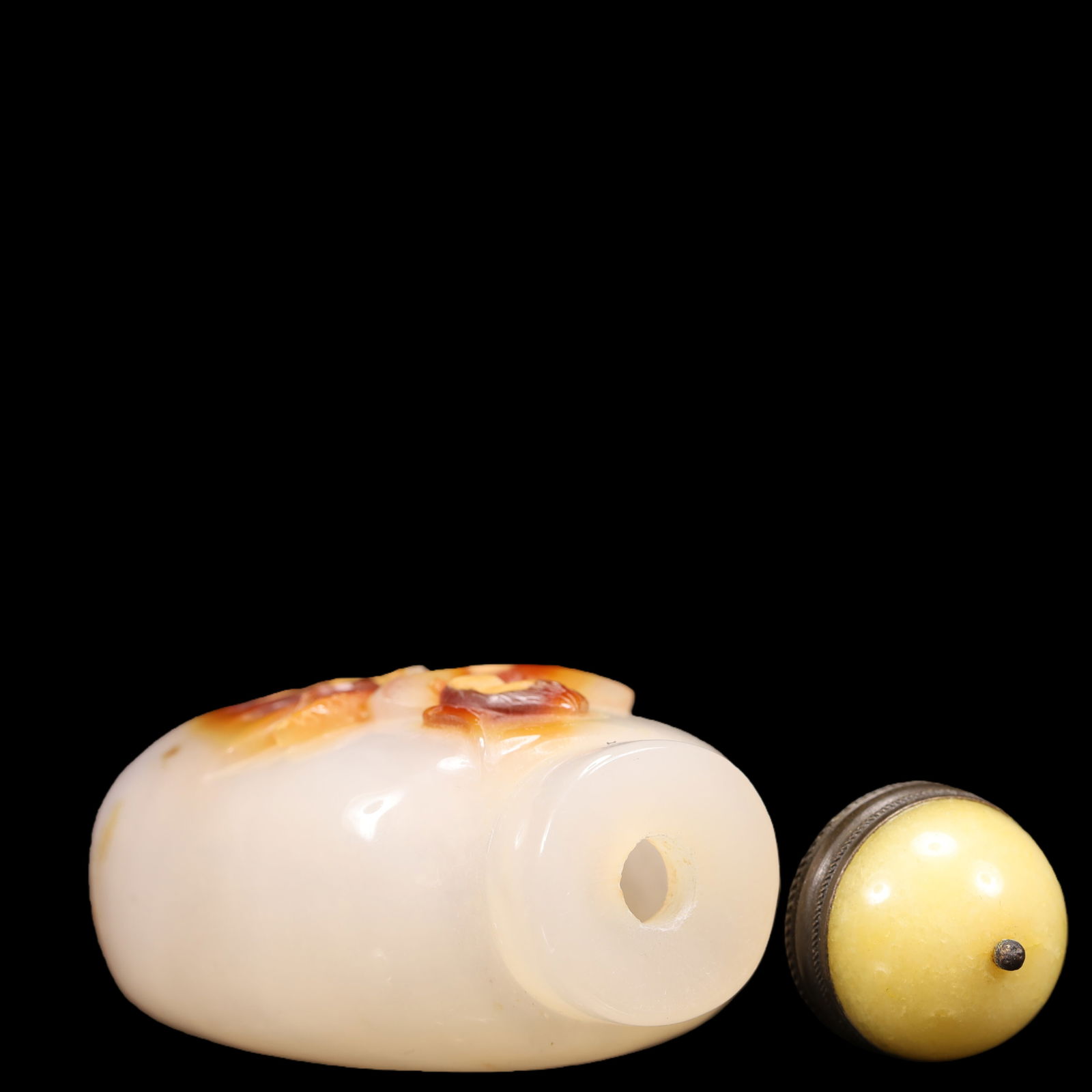 An Exquisite Agate Flower Pattern Snuff Bottle - 8