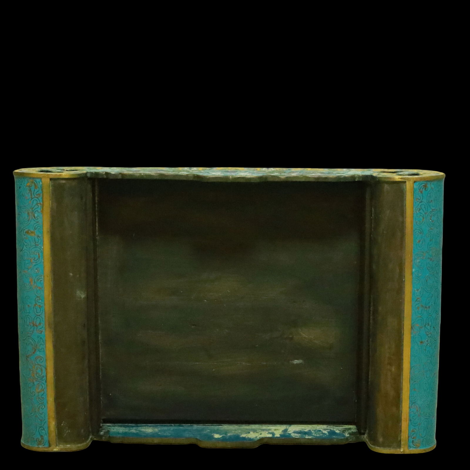 An Exquisite Cloisonne Lotus Pattern Dragon Pattern Beast-Face Pattern Throne - 20