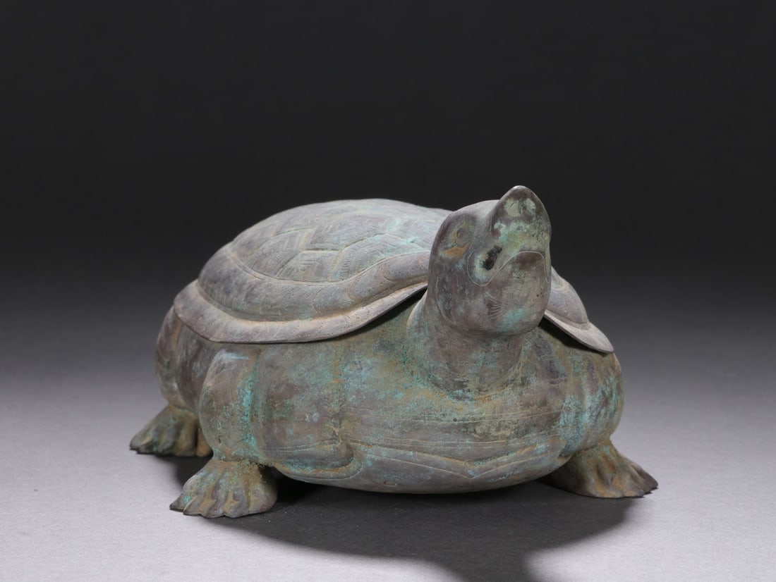 An Exquisite Silver Turtle-Shaped Box - 5