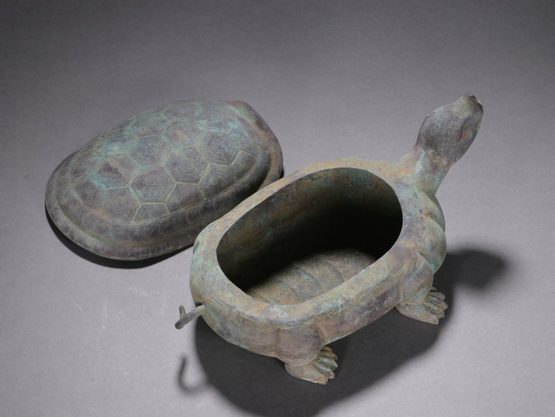 An Exquisite Silver Turtle-Shaped Box - 9