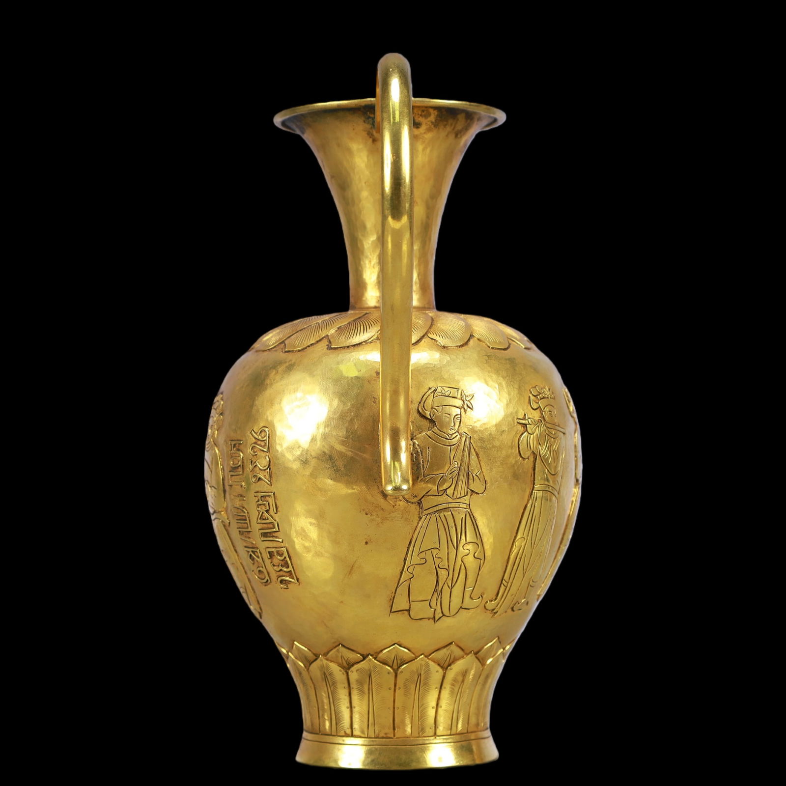 A Exquisite Gilt Bronze Figures Pattern Ewer - 7