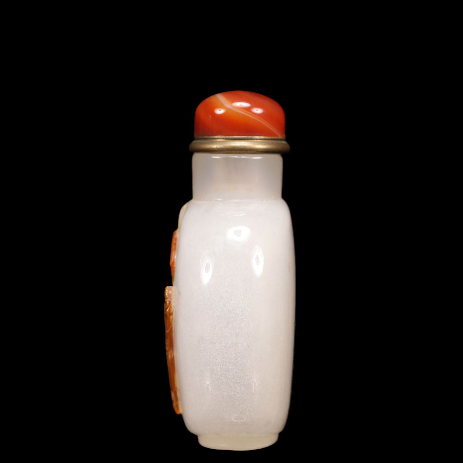 An Exquisite Agate Buffalo Pattern Snuff Bottle - 6