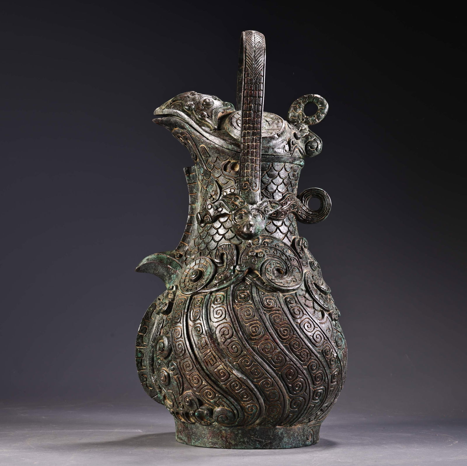 A pair of exquisite bronze beam bird pots: Exquisite bronze beam bird pot Size:W:2500gH:27cmW:13cm (The Dimensions Of All Batches Are Manually Measured.If You Need More Detailed Information, Please Contact Our Customer Service Before Bidding.)