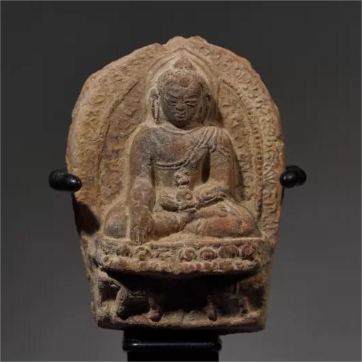 A beautiful Natang style Vajra Immovable Buddha Ajun Buddha rubbing (1 of 6)