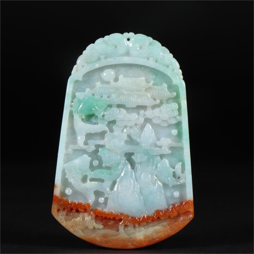 A beautiful carp leaping dragon gate sign: Exquisite carp leaping dragon door sign Size:L:8.3cmW:5.4cmT:0.7cmW:0.067kg (The Dimensions Of All Batches Are Manually Measured.If You Need More Detailed Information, Please Contact Our Customer Serv