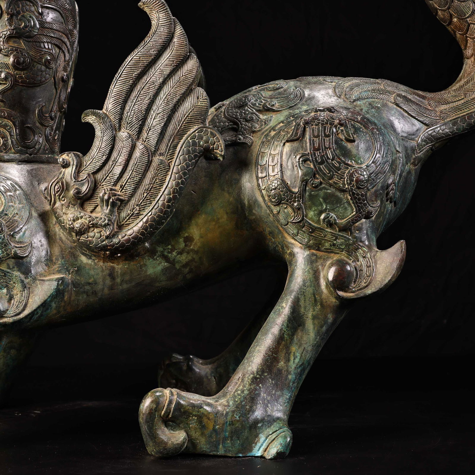 A fine bronze beast - 12