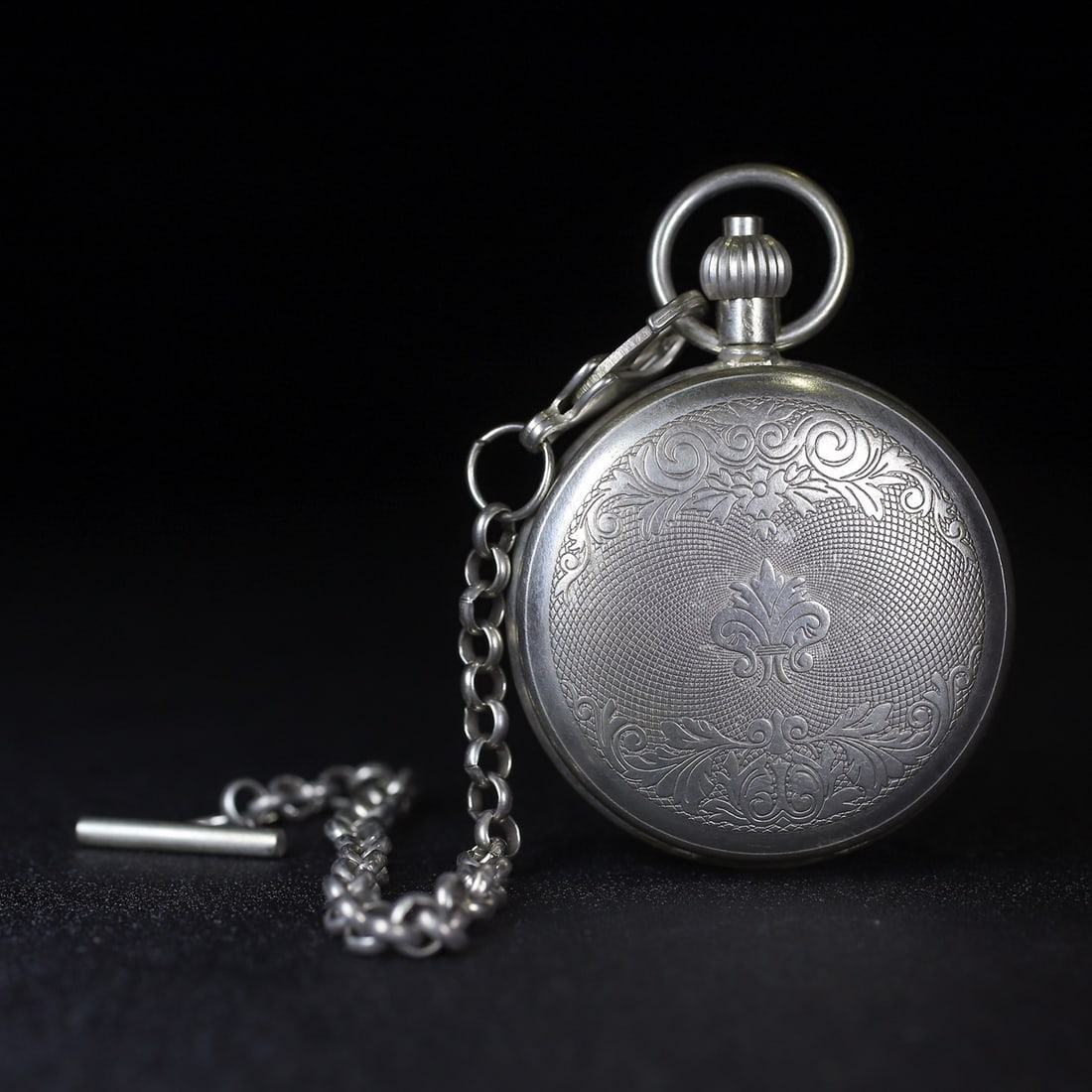 A beautiful Tibetan printed double-open pocket watch (1 of 9)