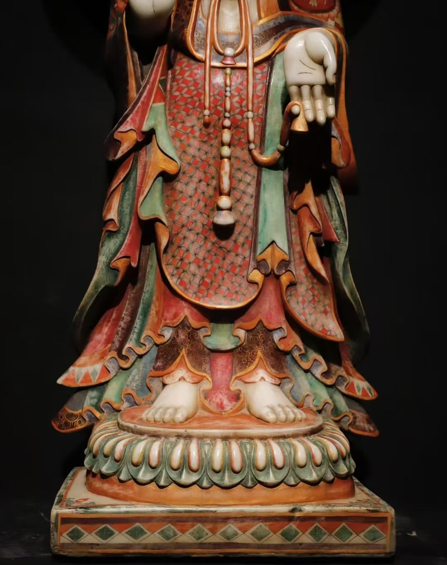 A Exquisite Marble Buddha statue Ornament - 6