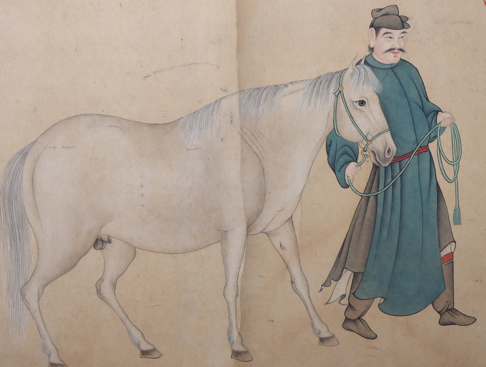 An Fabulous Chinese Ink Figure By Paper - 6