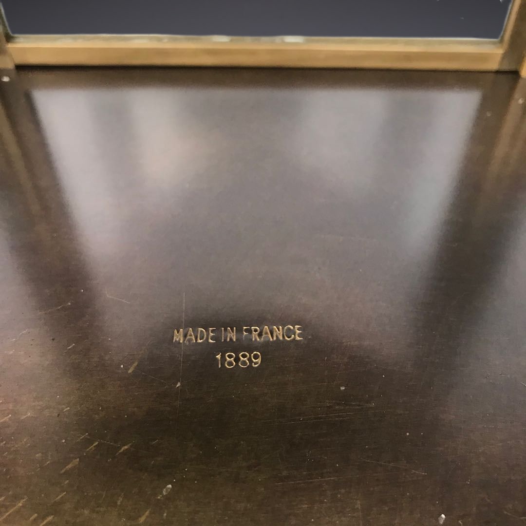 An Exquisite Bronze Lotus Pattern Figure Pattern Clock - 9