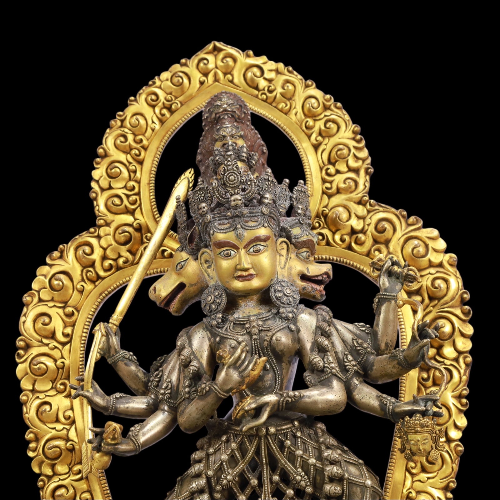 A Exquisite A Set of Gilt Bronze Statue of Gautama’s Mother - 10