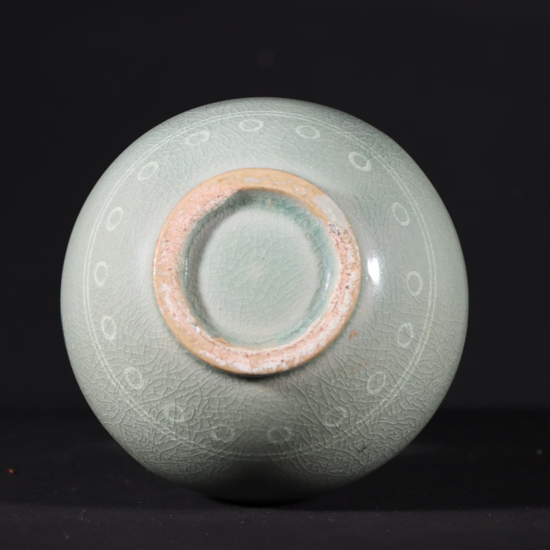 An Exquisite Celadon Crane Pattern Vase - 9