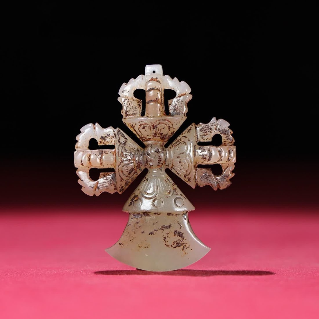 A Han Dynasty uncleaned magic weapon ornament (1 of 9)