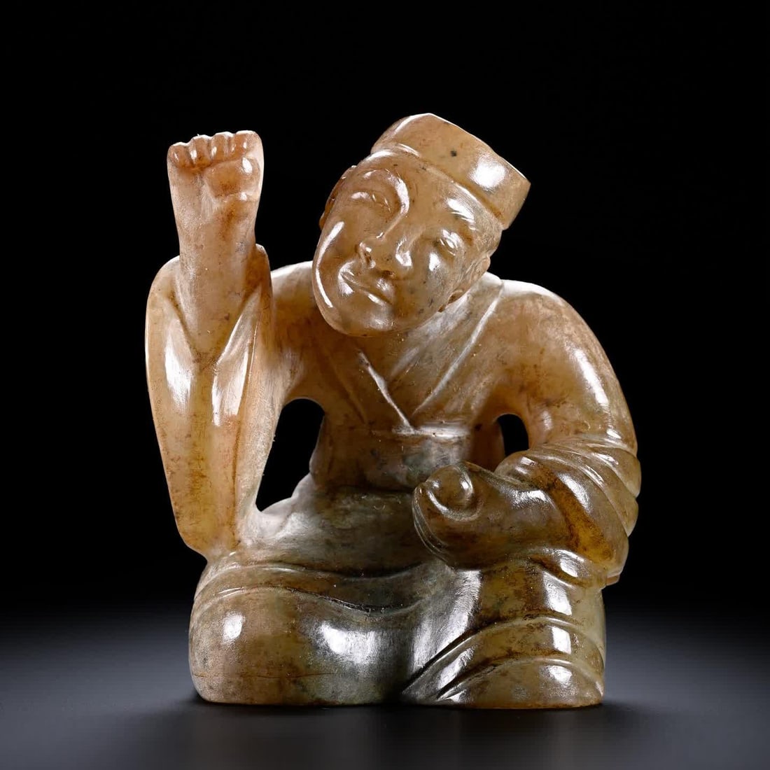 A jade man of the Han Dynasty (1 of 11)