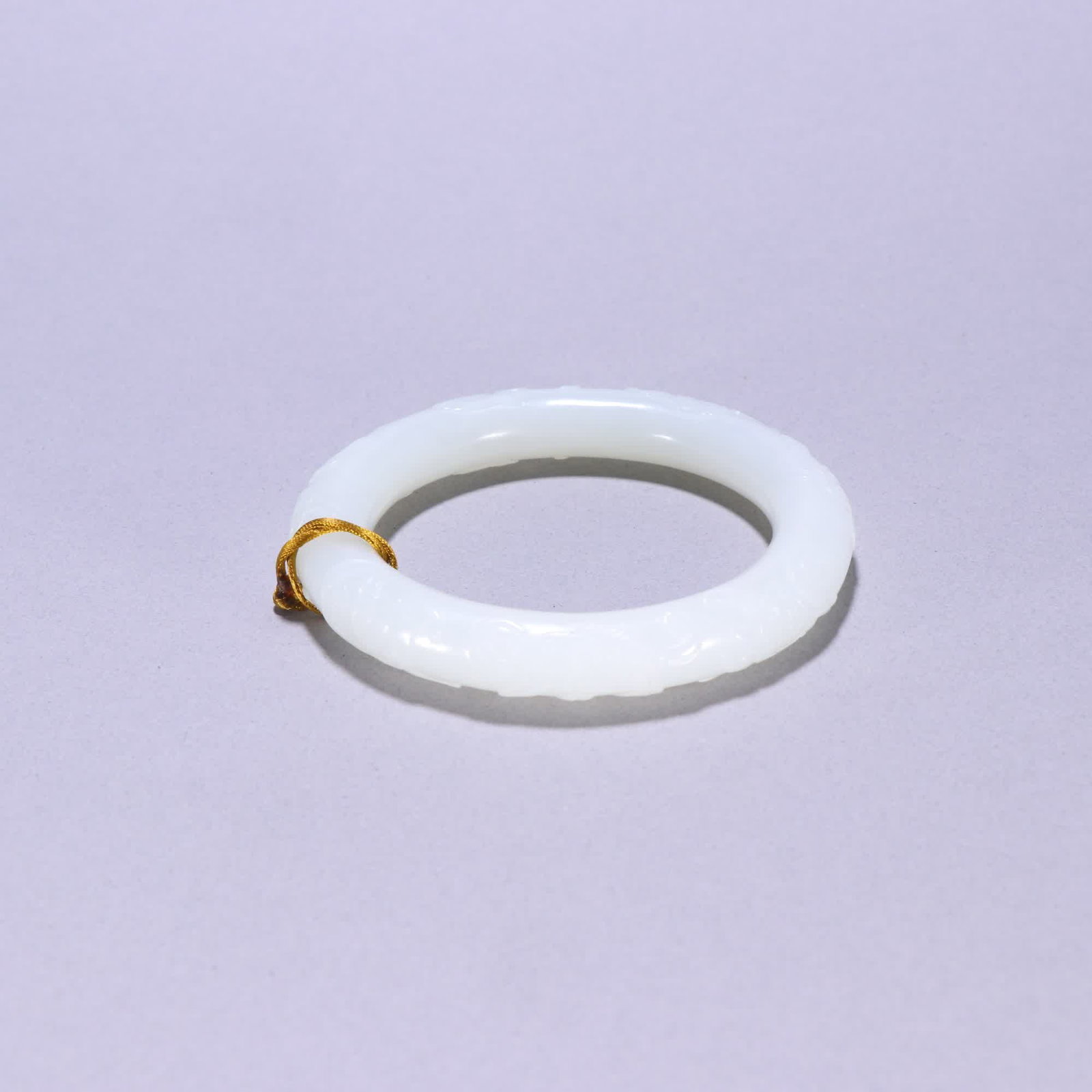 A Qing Dynasty Hetian jade bracelet: Qing Dynasty Hetian jade bracelet SIZE: Inner diameter 5.7cm W:1.2cm W:64.4g (The Dimensions Of All Batches Are Manually Measured.If You Need More Detailed Information, Please Contact Our Customer Ser