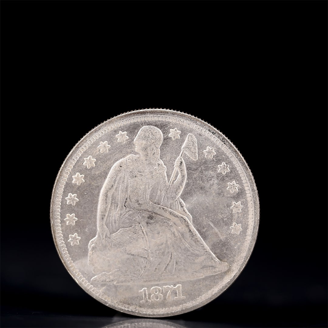 USA One Dollar 1871 Coin: American coin. IN GOD WE TRUST / LIBERTY / 1871 / UNITED STATES OF AMERICA / ONE DOL. Weight:26.9g. (The Dimensions Of All Batches Are Manually Measured.If You Need More Detailed Information, Please C