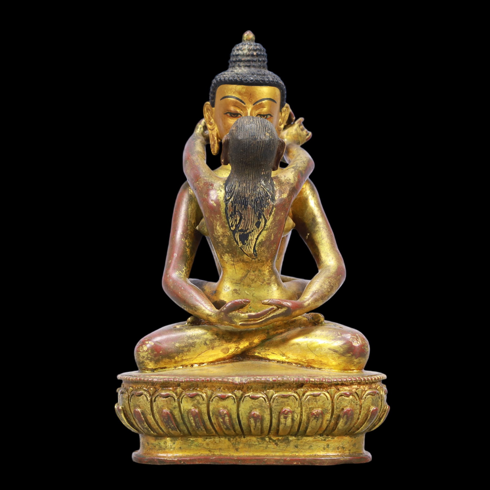A Exquisite Gilt Bronze Statue of Sakyamuni: A Exquisite Gilt Bronze Statue of Sakyamuni Qing Dynasty, China Qianlong Six-character Mark Size:13cmx8cmx20cm Weight:2000g (The Dimensions Of All Batches Are Manually Measured.If You Need More Detail