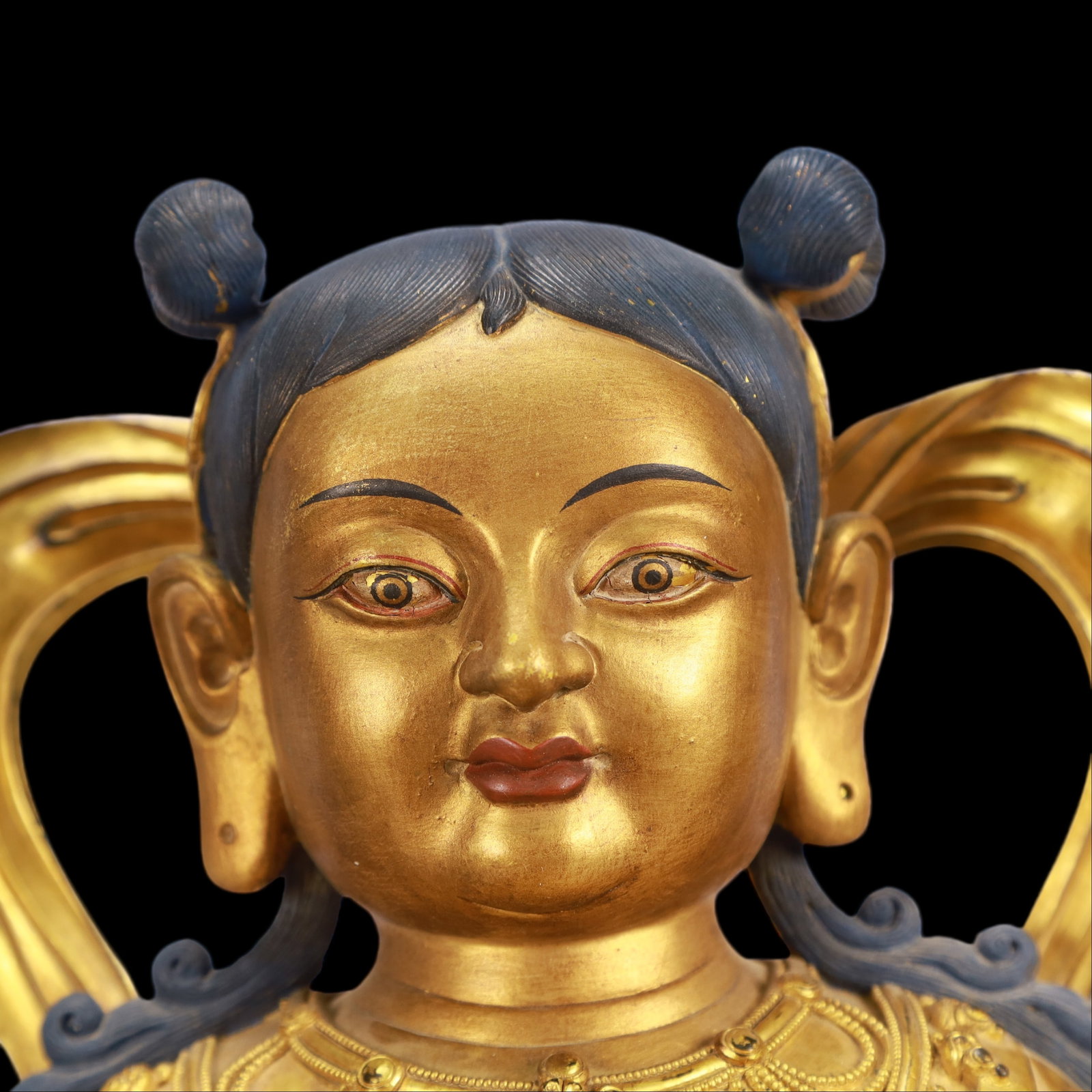 A Exquisite A pair of Gilt Bronze Figures - 10