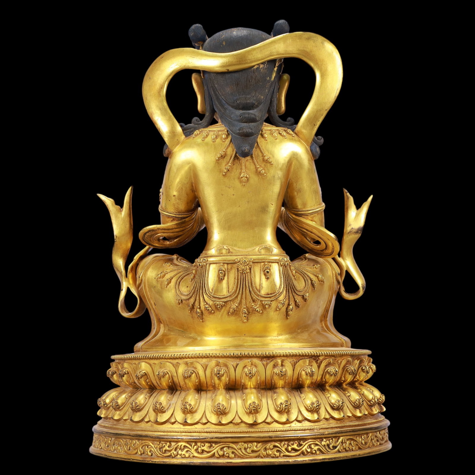 A Exquisite A pair of Gilt Bronze Figures - 13