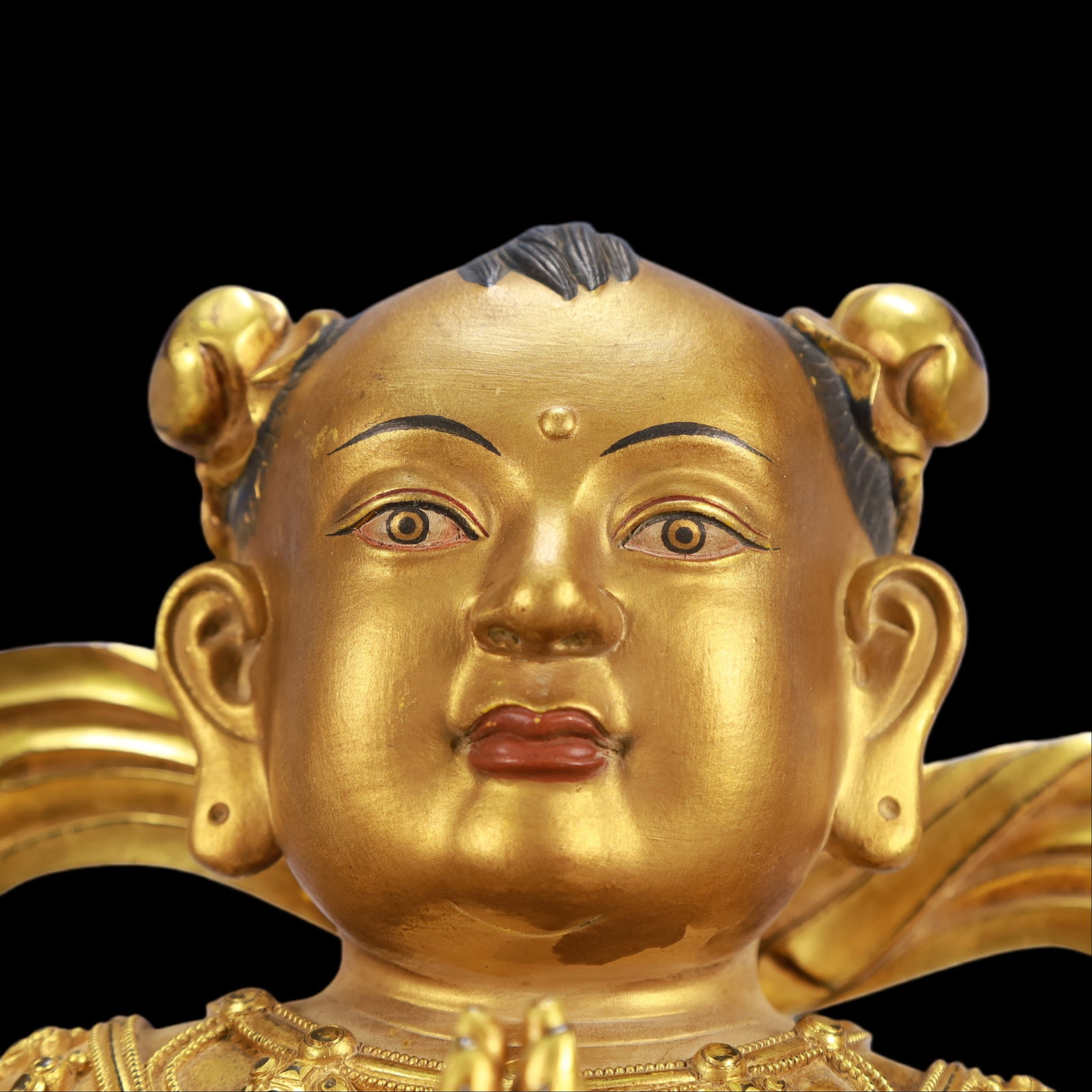 A Exquisite A pair of Gilt Bronze Figures - 16