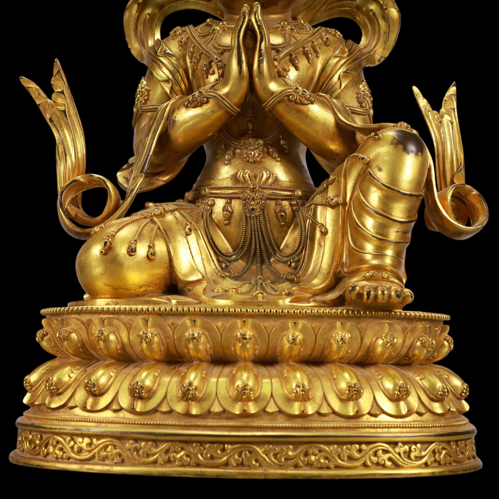 A Exquisite A pair of Gilt Bronze Figures - 18