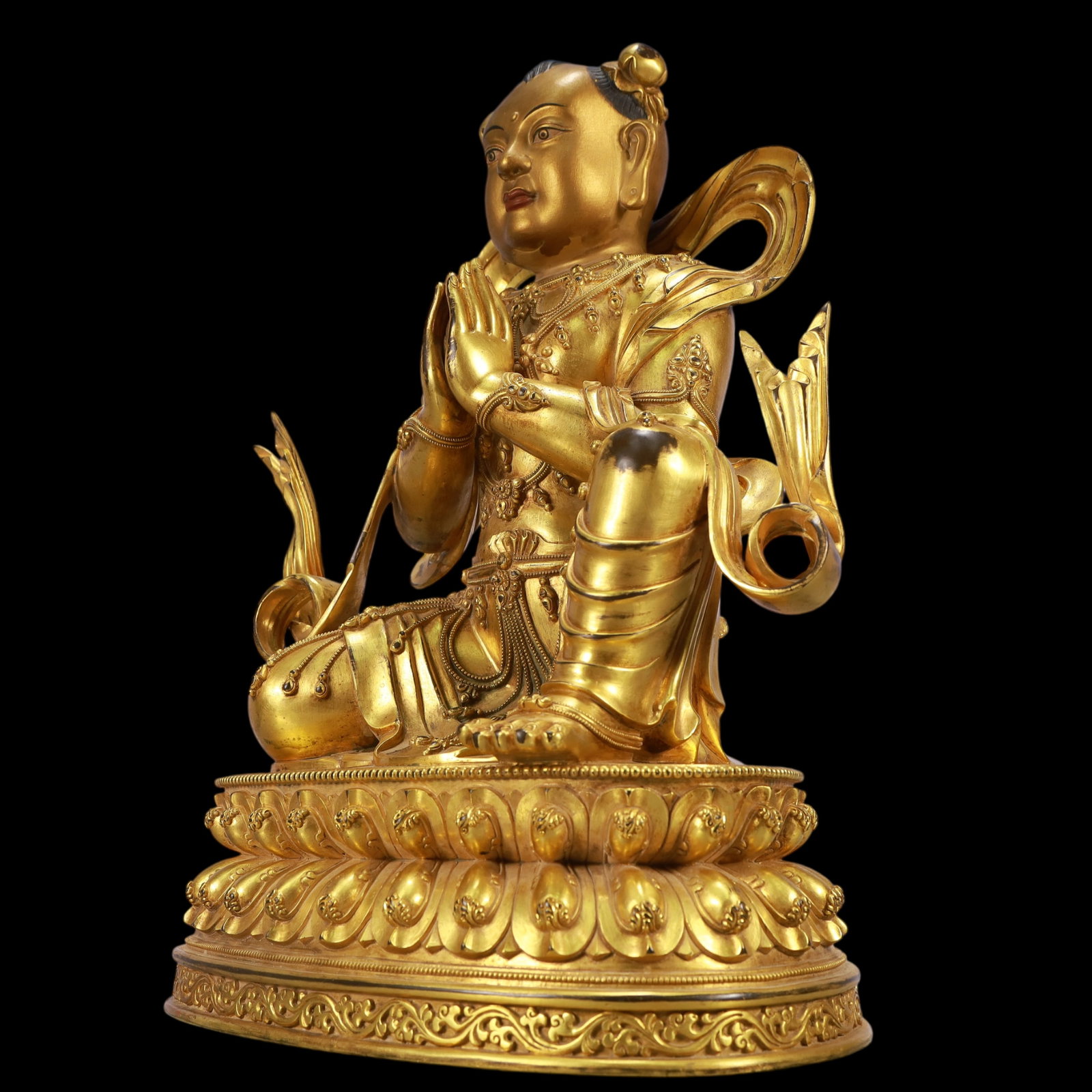 A Exquisite A pair of Gilt Bronze Figures - 19
