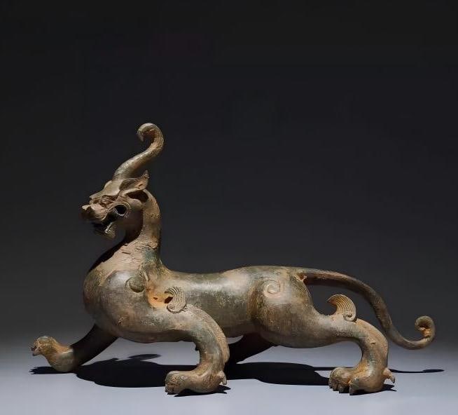 A bronze mythical beast (1 of 9)