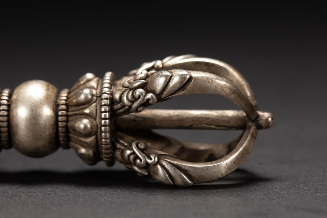 A Qing Dynasty silver magic vessel - 4