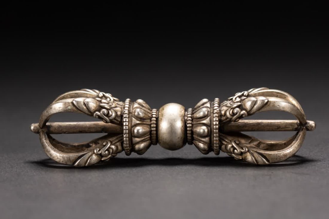 A Qing Dynasty silver magic vessel - 6