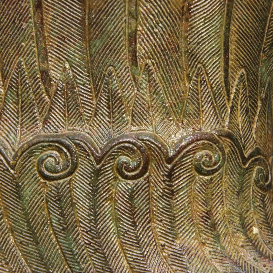 A bronze phoenix cup - 4