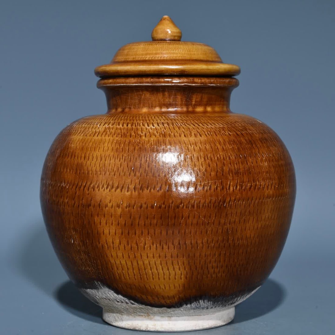 A piece of Tang Sancai lid jar (1 of 9)