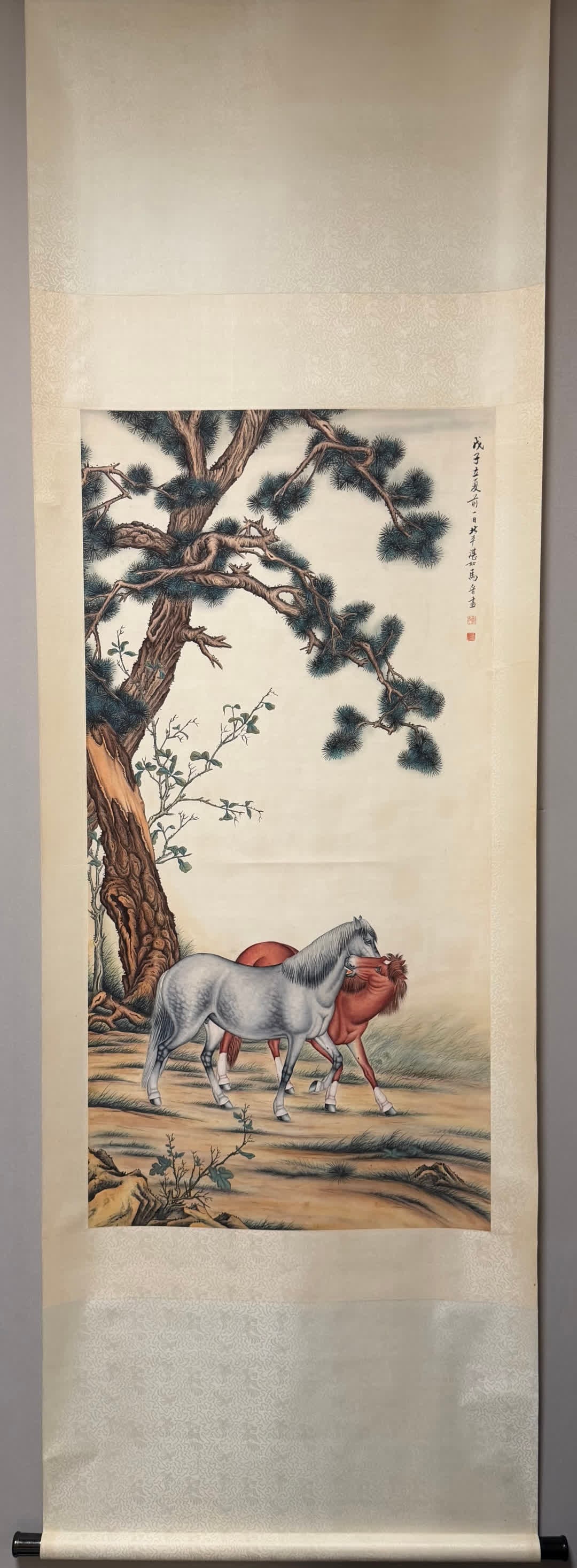 A picture of Ma Jin's double horses (1 of 7)
