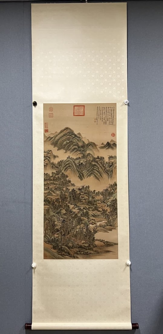 A landscape painting by Wang Jian (1 of 8)