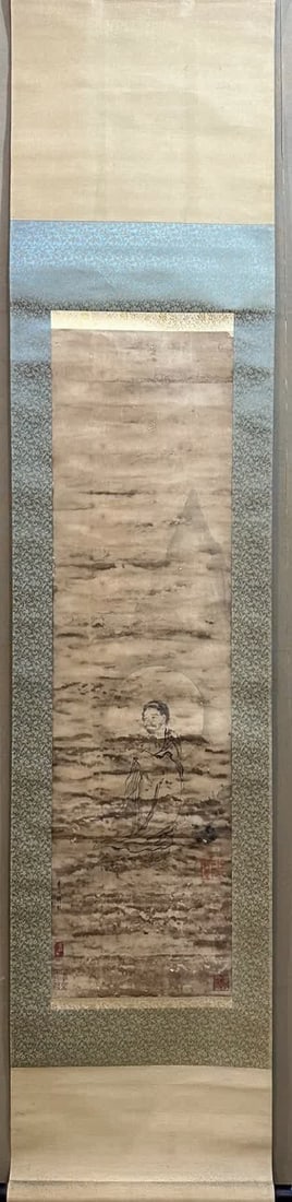 An ancient painting by Li Gonglin: Li Gonglin's ancient paintings SIZE: 28x100cm (The Dimensions Of All Batches Are Manually Measured.If You Need More Detailed Information, Please Contact Our Customer Service Before Bidding.)