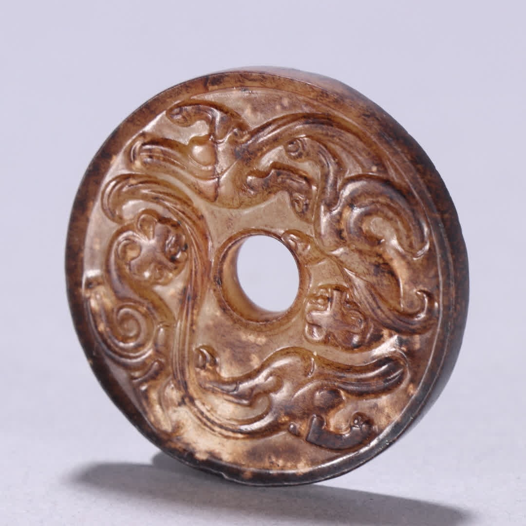 An ancient jade dragon pattern - 3