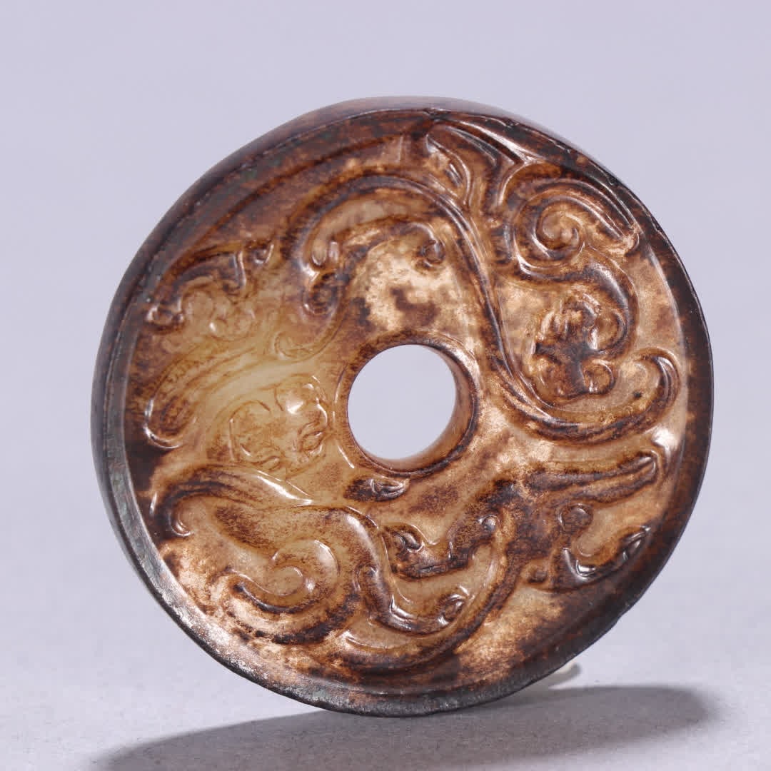 An ancient jade dragon pattern - 6