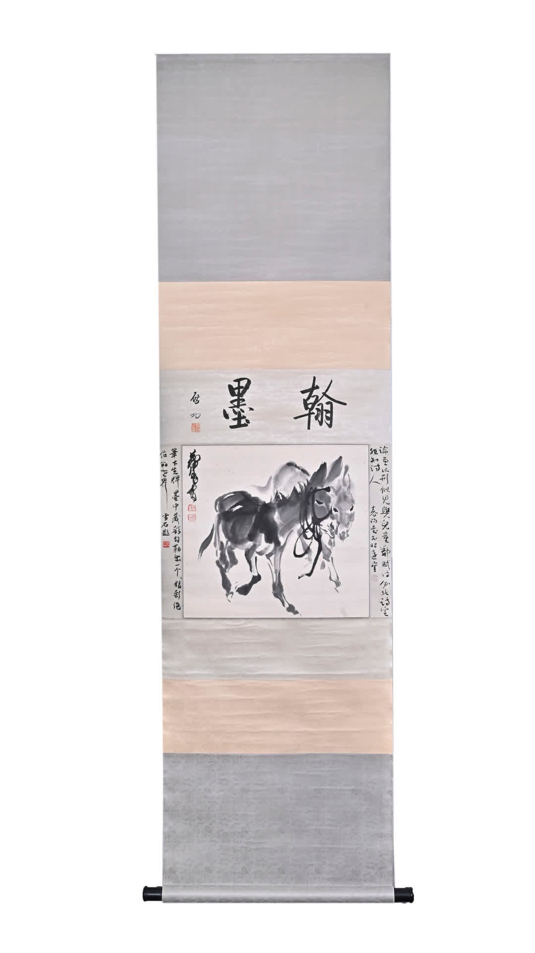 A picture of Huang Zhou's ink donkey: Huang Zhou's ink donkey picture ink rhyme writes god donkey shadow wind SIZE: Painting coreH:41cm W:44cm (The Dimensions Of All Batches Are Manually Measured.If You Need More Detailed Information,
