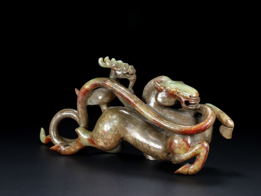 A Han Dynasty jade horse ornament - 6