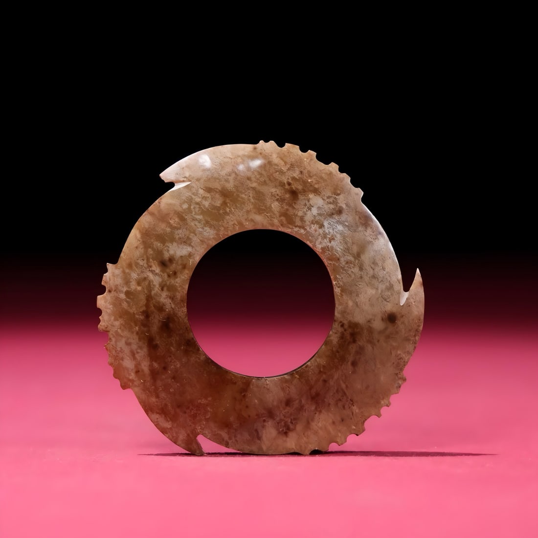 A piece of Han Dynasty jade plain Xuanji (1 of 8)