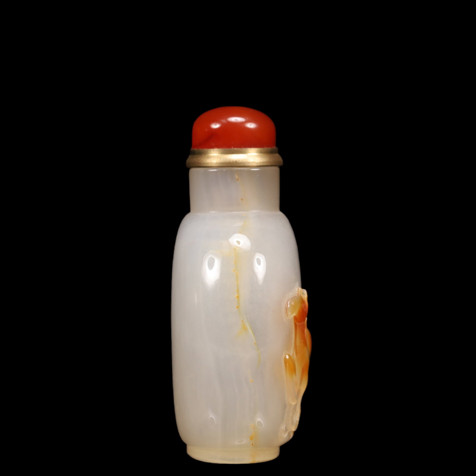 An Exquisite Agate Horse Pattern Snuff Bottle - 4