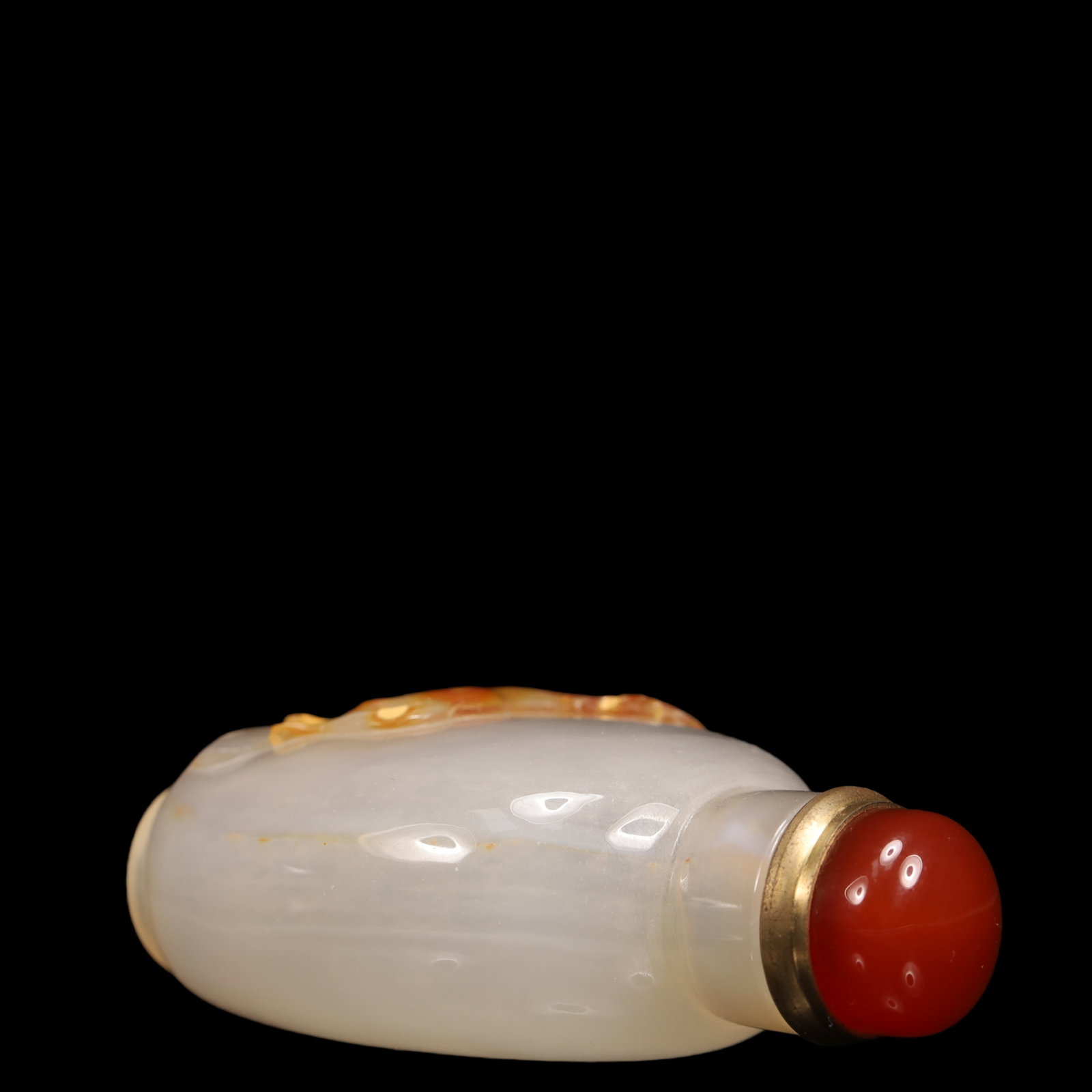 An Exquisite Agate Horse Pattern Snuff Bottle - 7