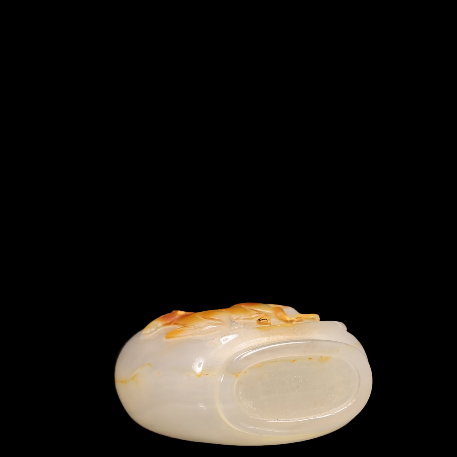 An Exquisite Agate Horse Pattern Snuff Bottle - 9