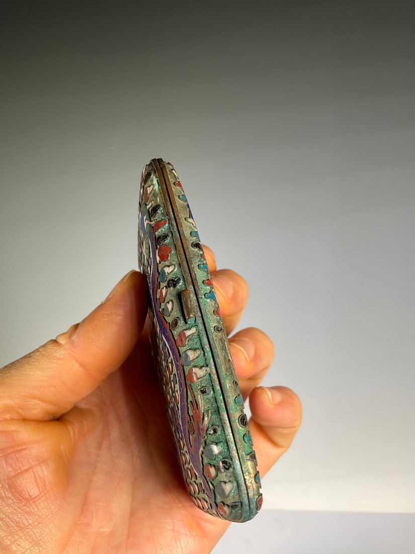 An Exquisite Cloisonne Dragon Pattern Box - 4